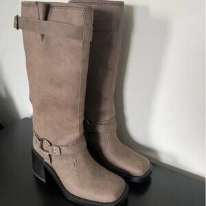 HnM grey suede leather boots (8)- NWT